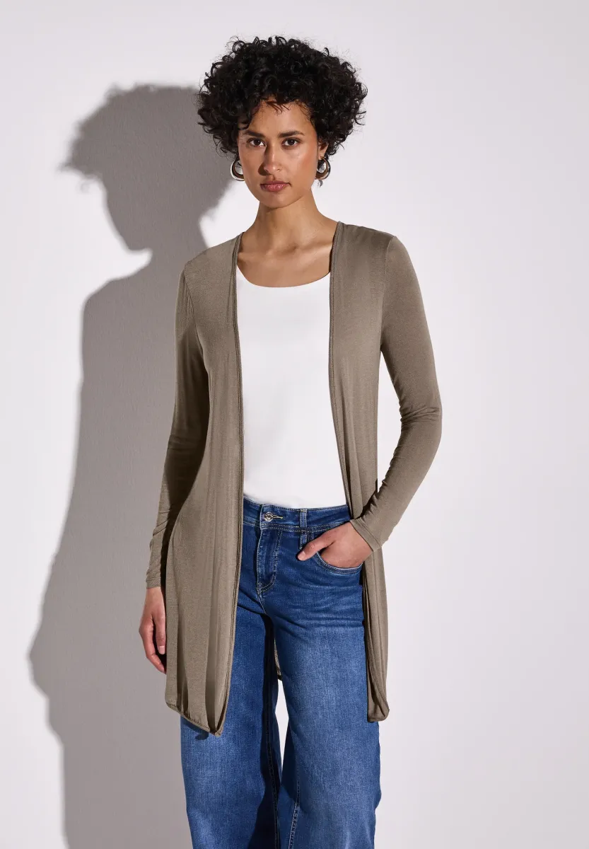 OFFENE  - Strickjacke - braun