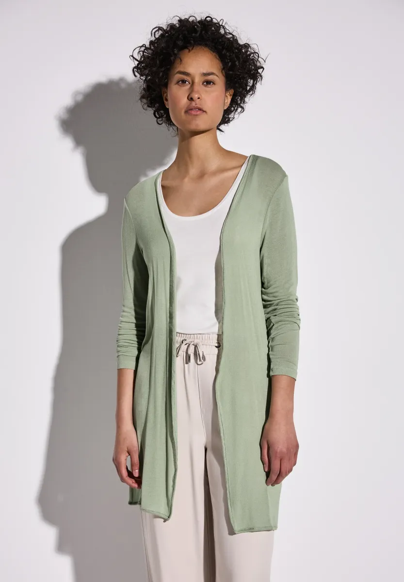 OFFENE  - Strickjacke - grün
