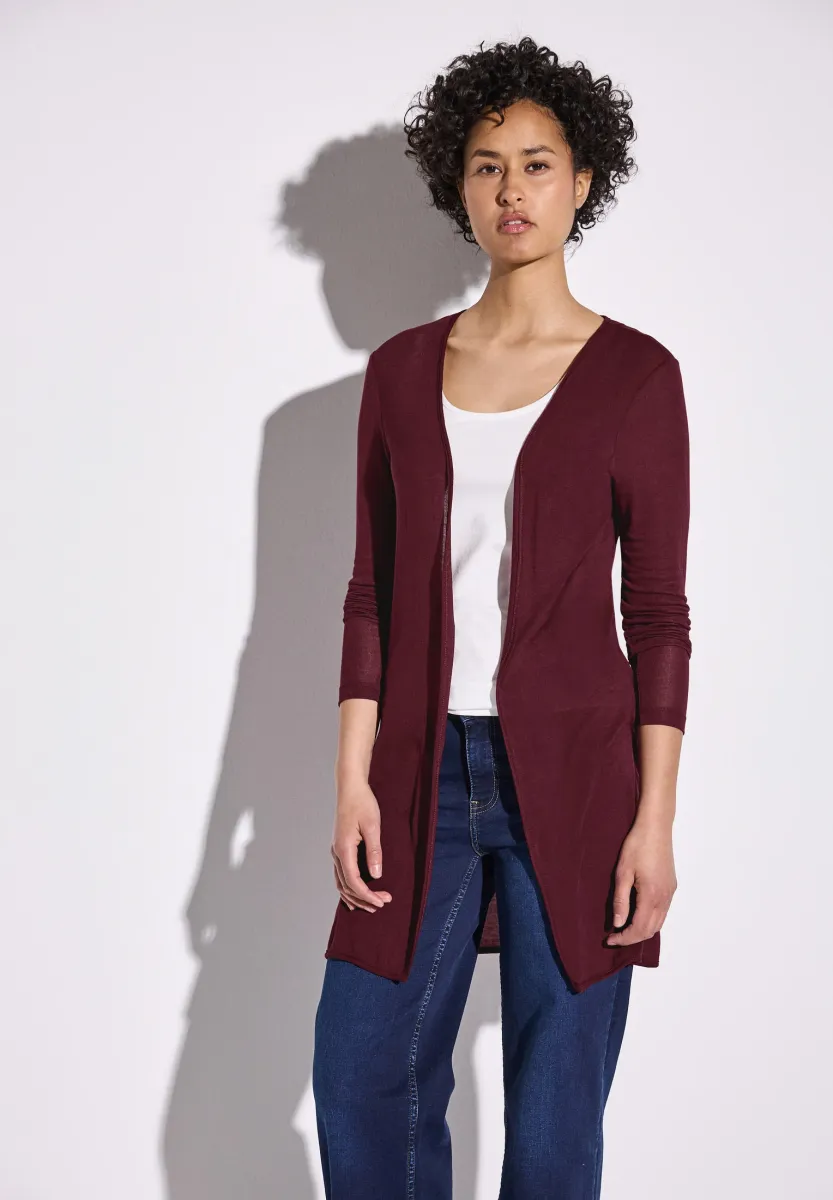 OFFENE  - Strickjacke - rot