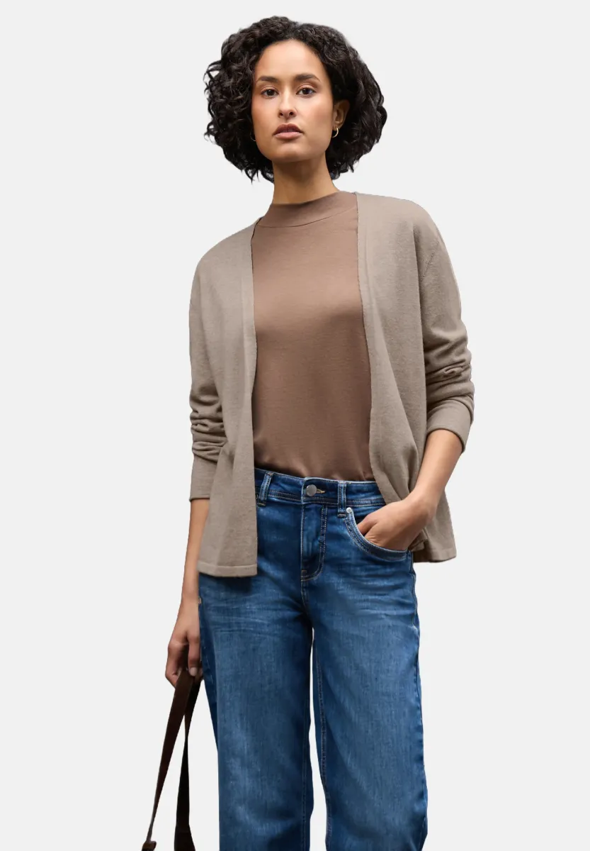 OFFENER - Strickjacke - beige