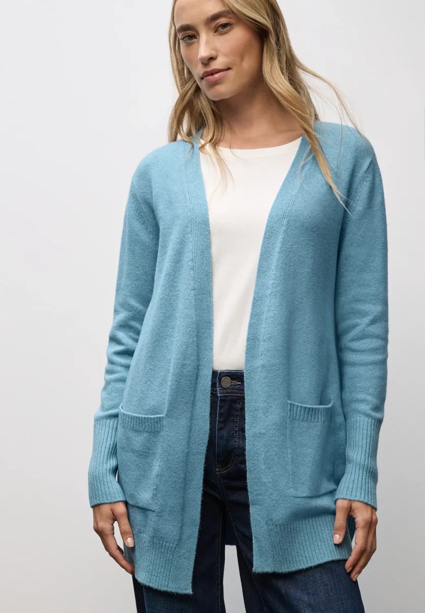 OFFENER - Strickjacke - blau