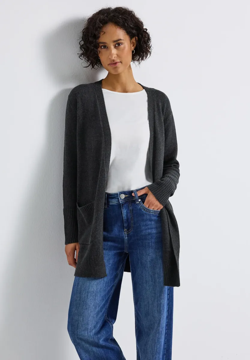 OFFENER - Strickjacke - grau
