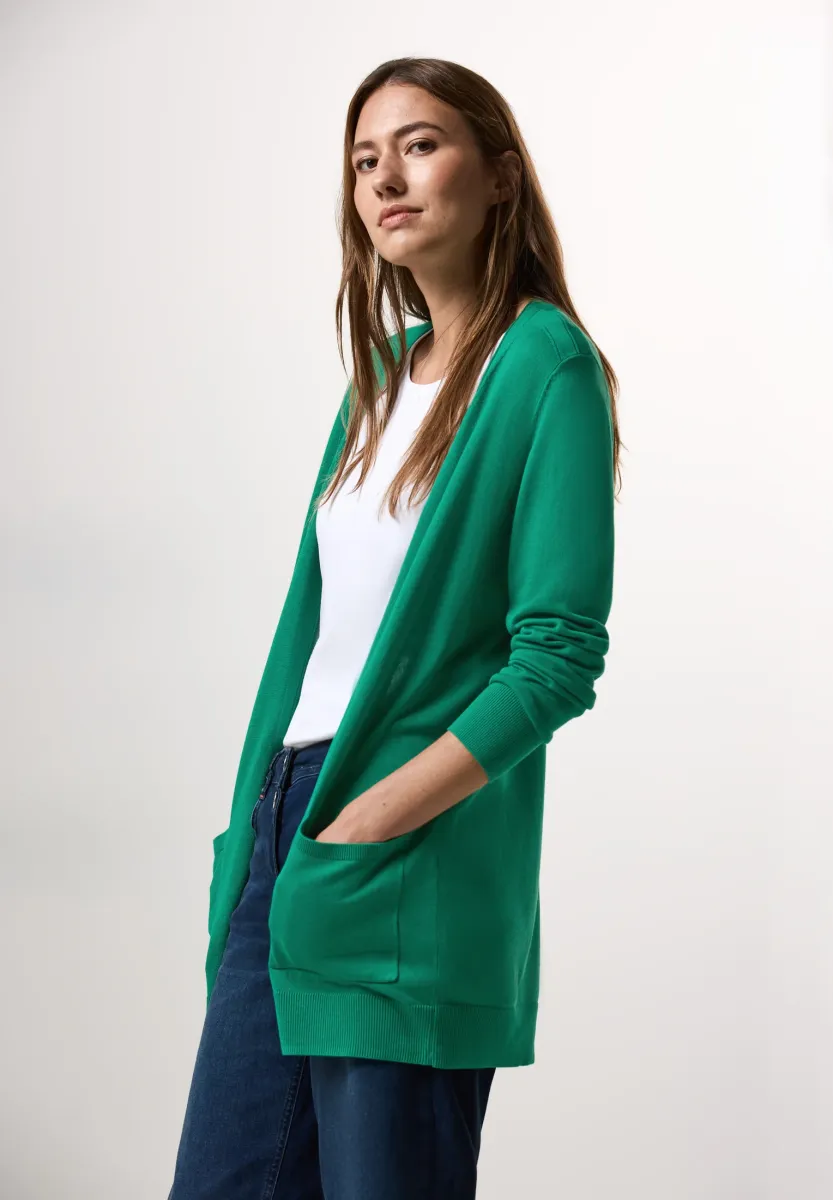 OFFENER  - Strickjacke - grün