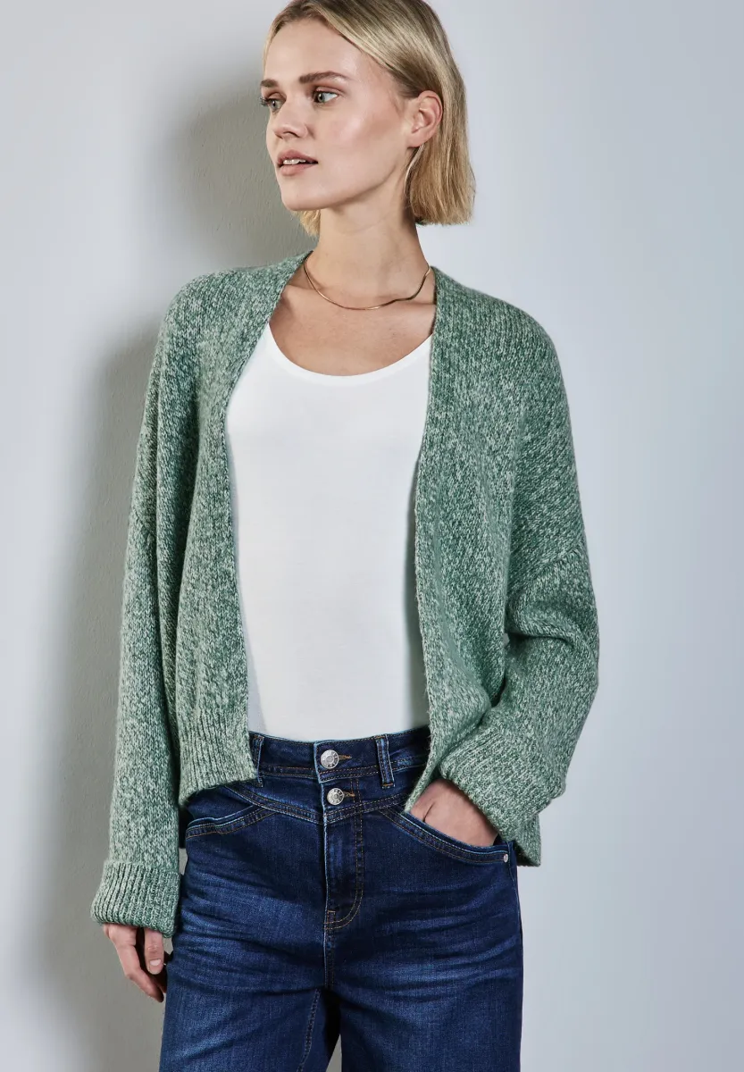 OFFENER - Strickjacke - grün