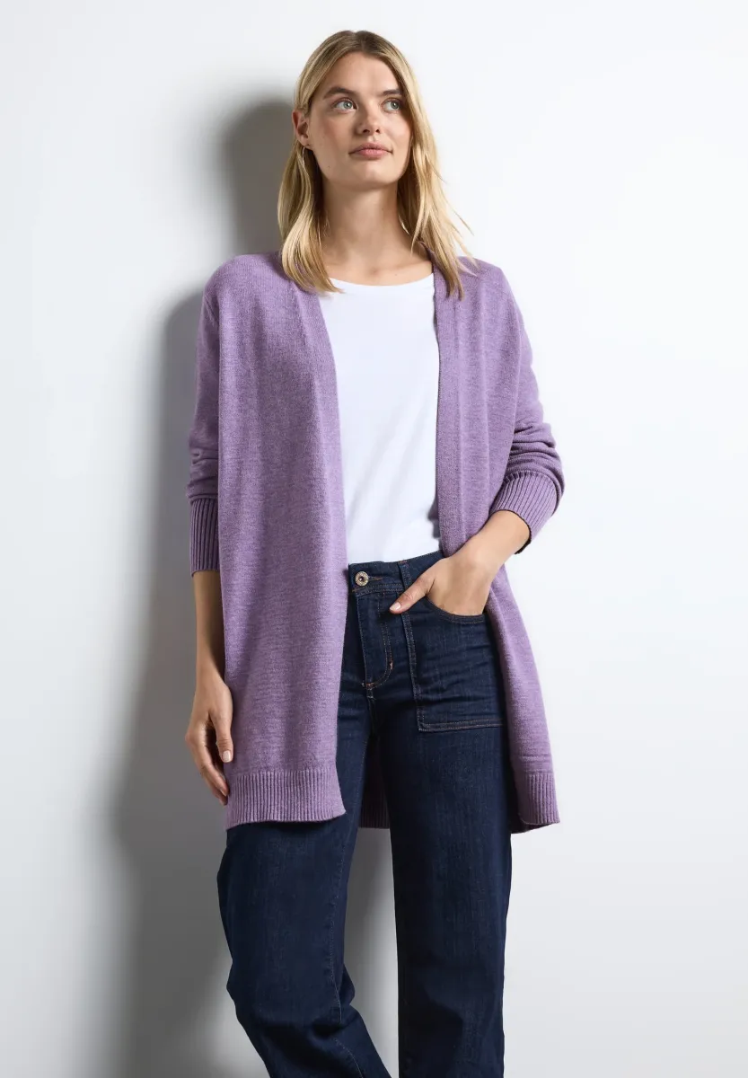 OFFENER - Strickjacke - lila