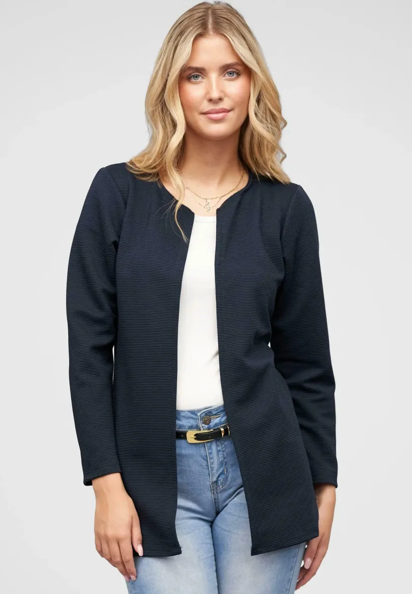 OFFENER - Strickjacke - navy