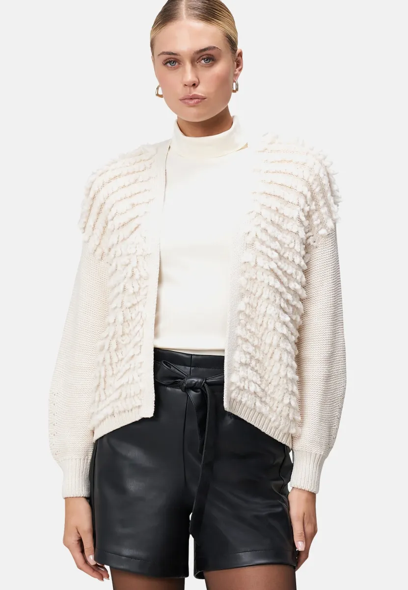 OFFENER STYLE - Strickjacke - eggnog
