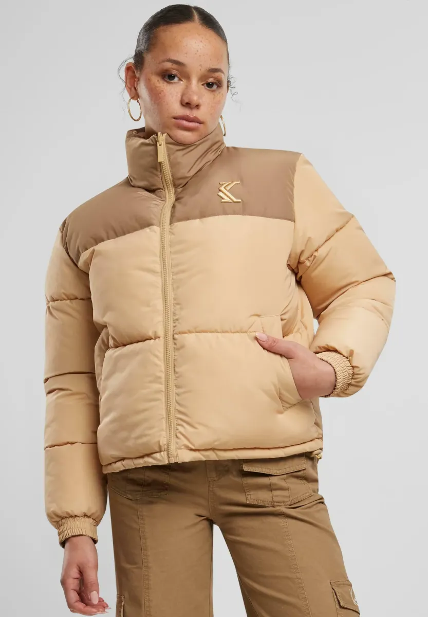 OG REVSERSIBLE PUFFER  - Winterjacke - sand darksand