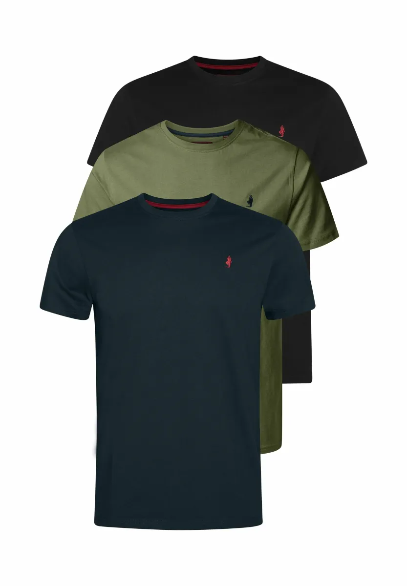 OHIO 3 PACK - T-Shirt basic - darksapphire beetle tap shoe