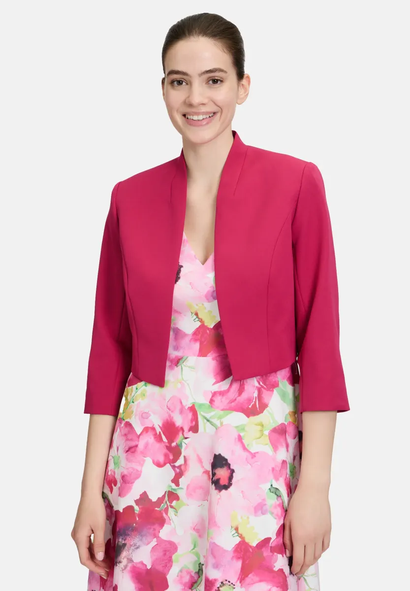 OHNE VERSCHLUSS - Blazer - dark raspberry