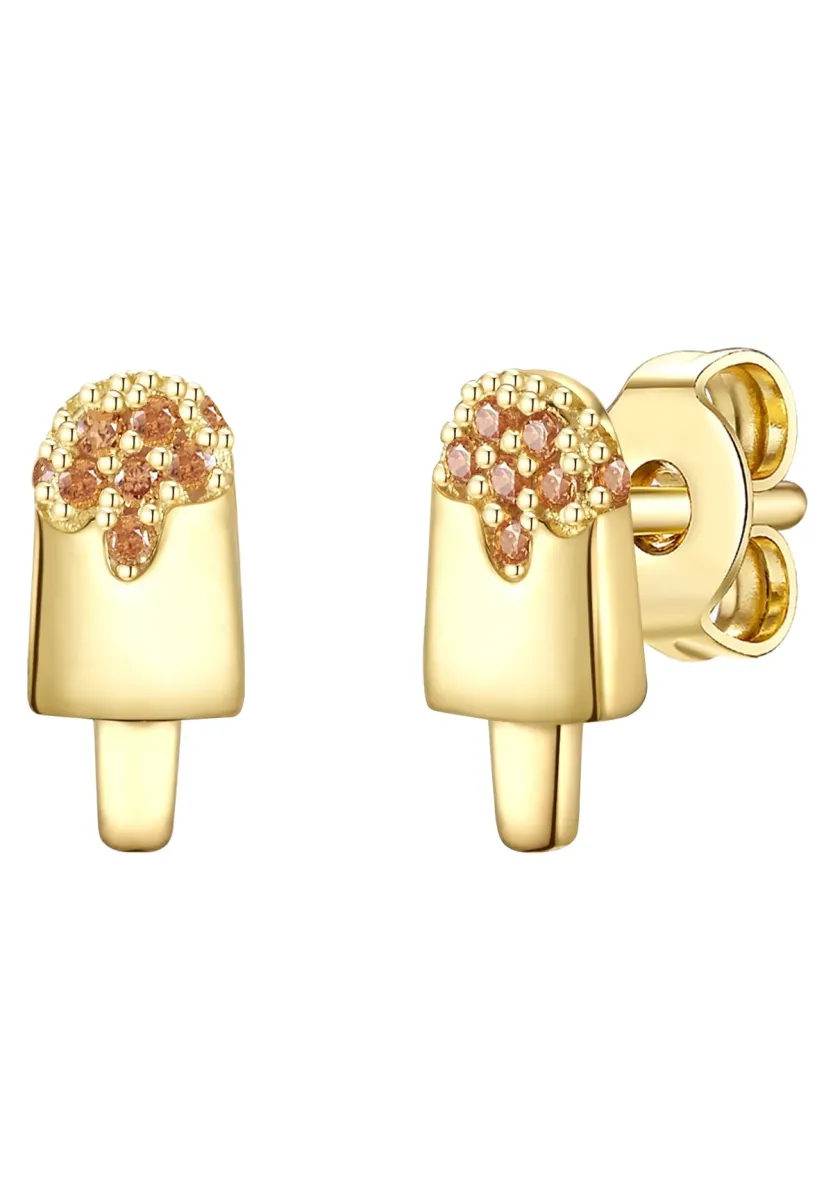 Ohrringe - gelbgoldfarben