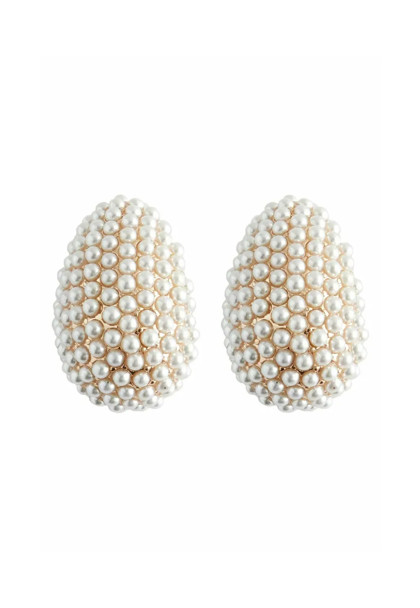 Ohrringe - pearl white