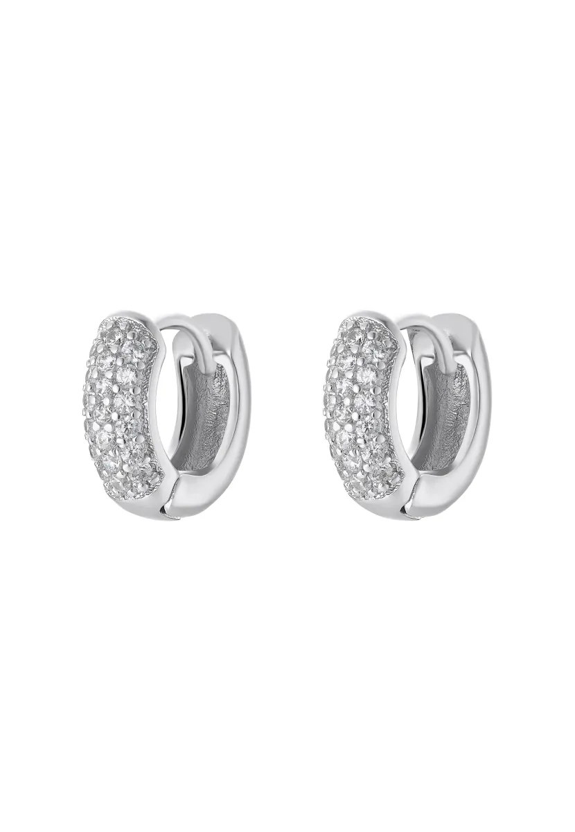 Ohrringe - silberfarben poliert