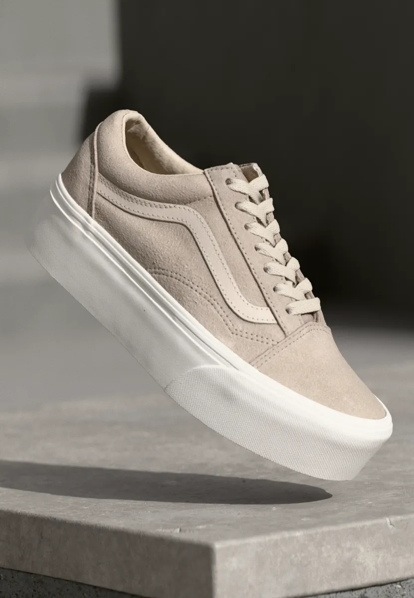 OLD SKOOL STACKFORM - Sneaker low - mushroom/taupe mist