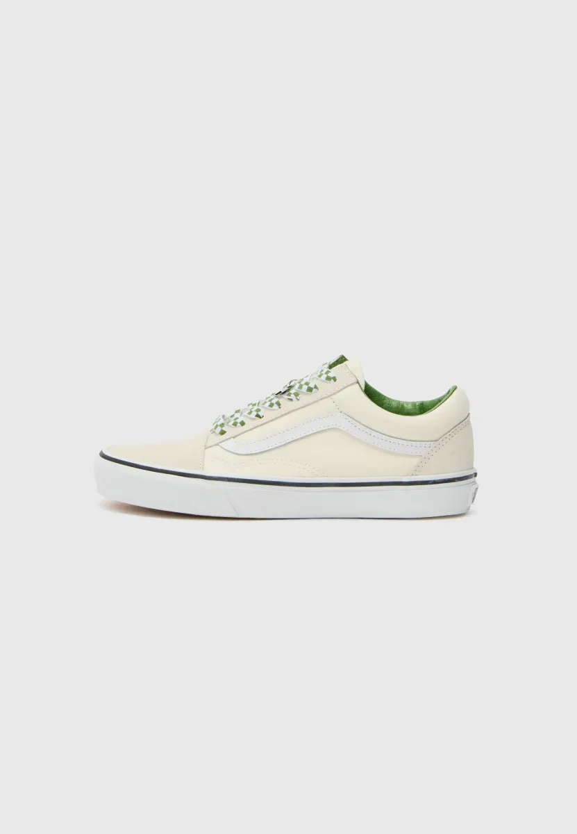 OLD SKOOL UNISEX - Sneaker low - marshmallow/green
