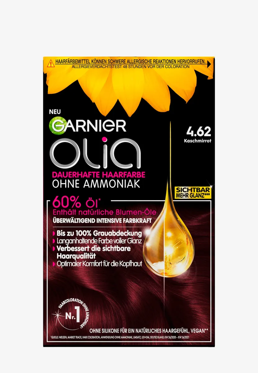 OLIA PERMANENT HAIR COLOR - Coloration - dark garnet red