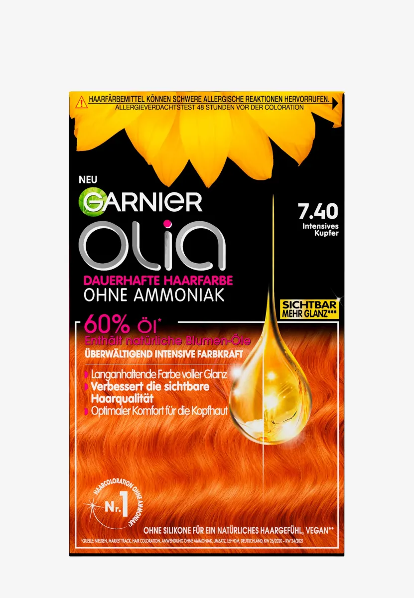 OLIA PERMANENT HAIR COLOR - Coloration - intense copper