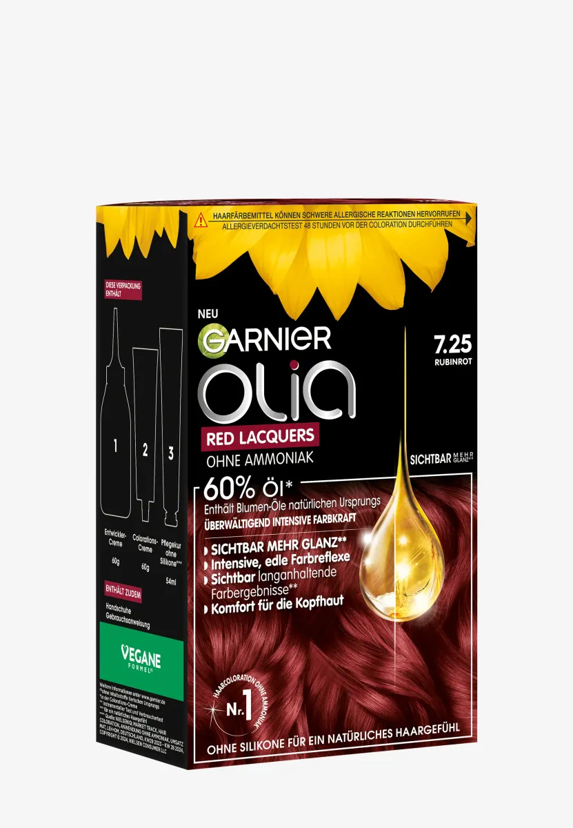 OLIA PERMANENT HAIR COLOR - Coloration - ruby red