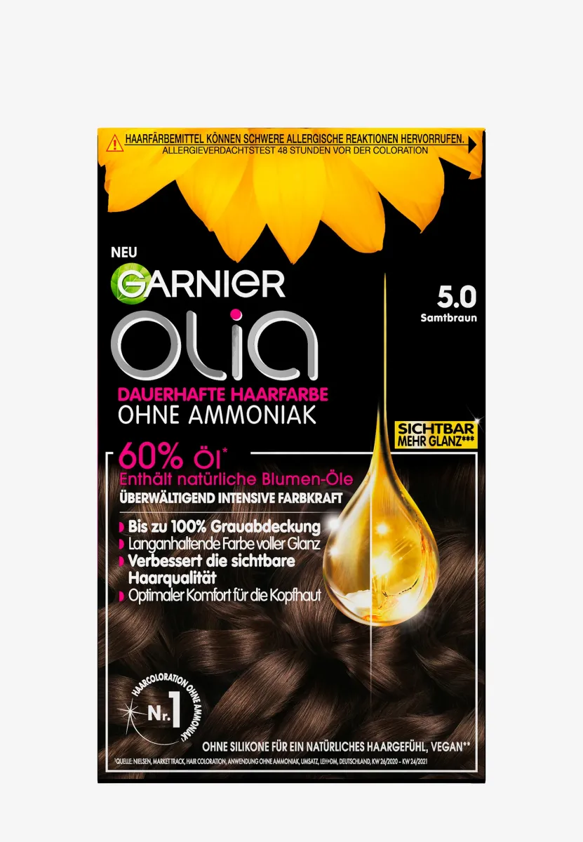 OLIA PERMANENT HAIR COLOR - Coloration - velvet brown