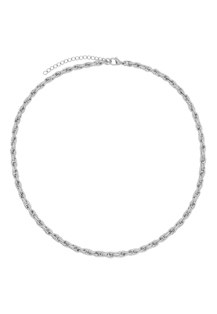 OLIVE - Halskette - silberfarben poliert