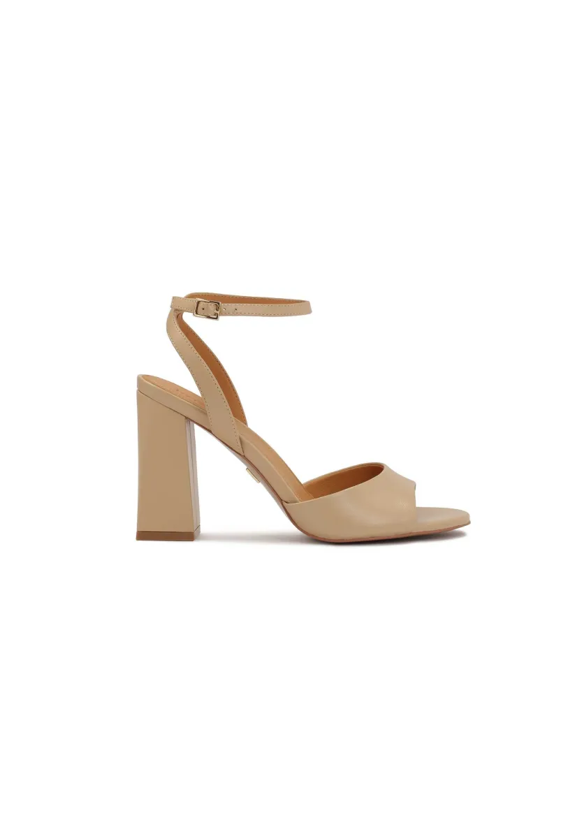 OLIVE - High Heel Sandalette - beige