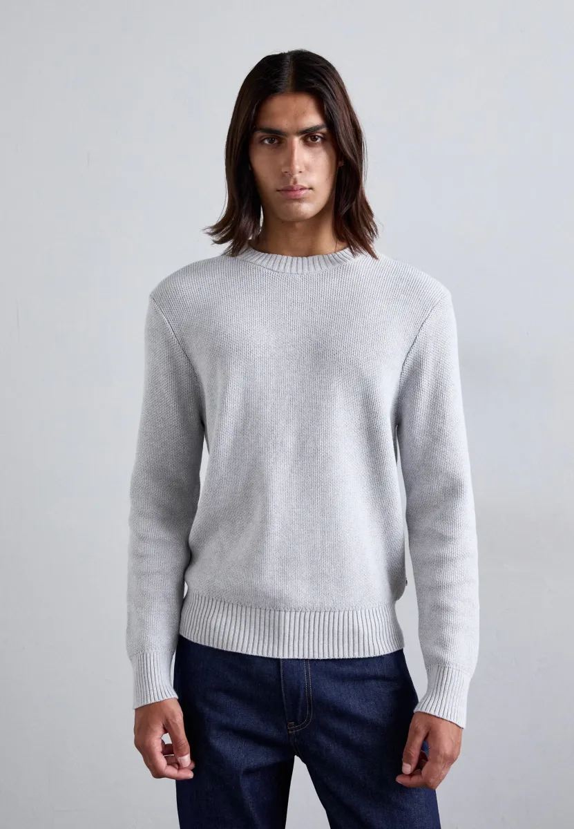 OLIVER - Strickpullover - light grey melange