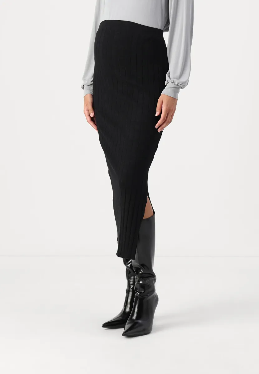 OLMALEJANDRA SKIRT - Bleistiftrock - black