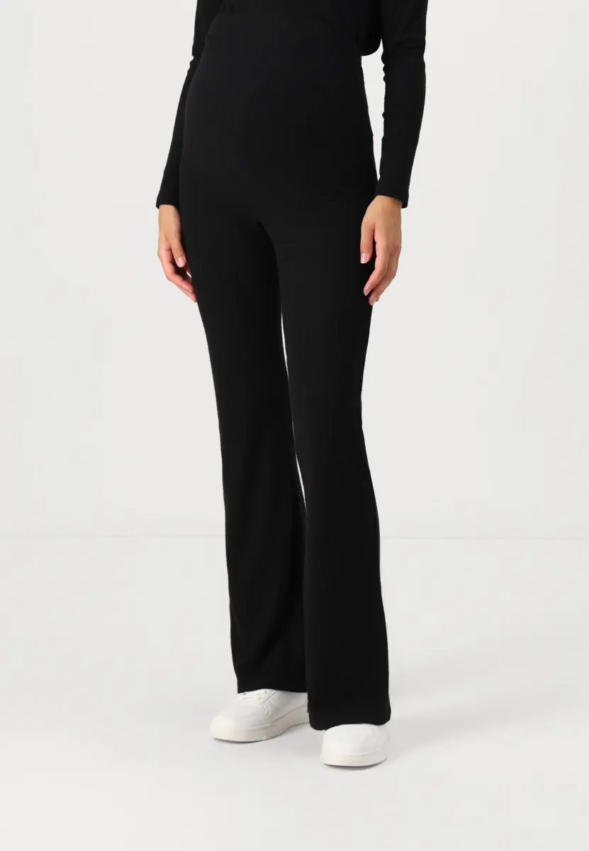 OLMHALLE - Stoffhose - black