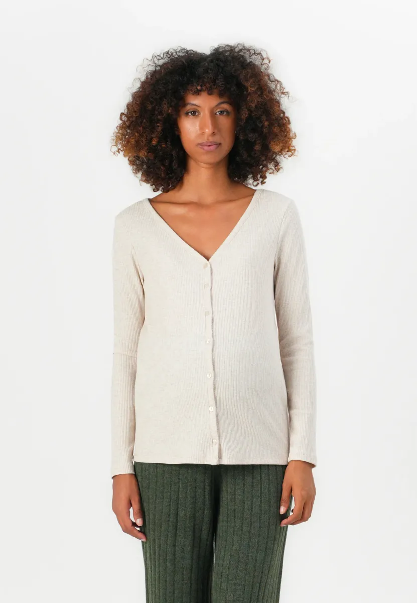 OLMKIR  - Strickjacke - humus