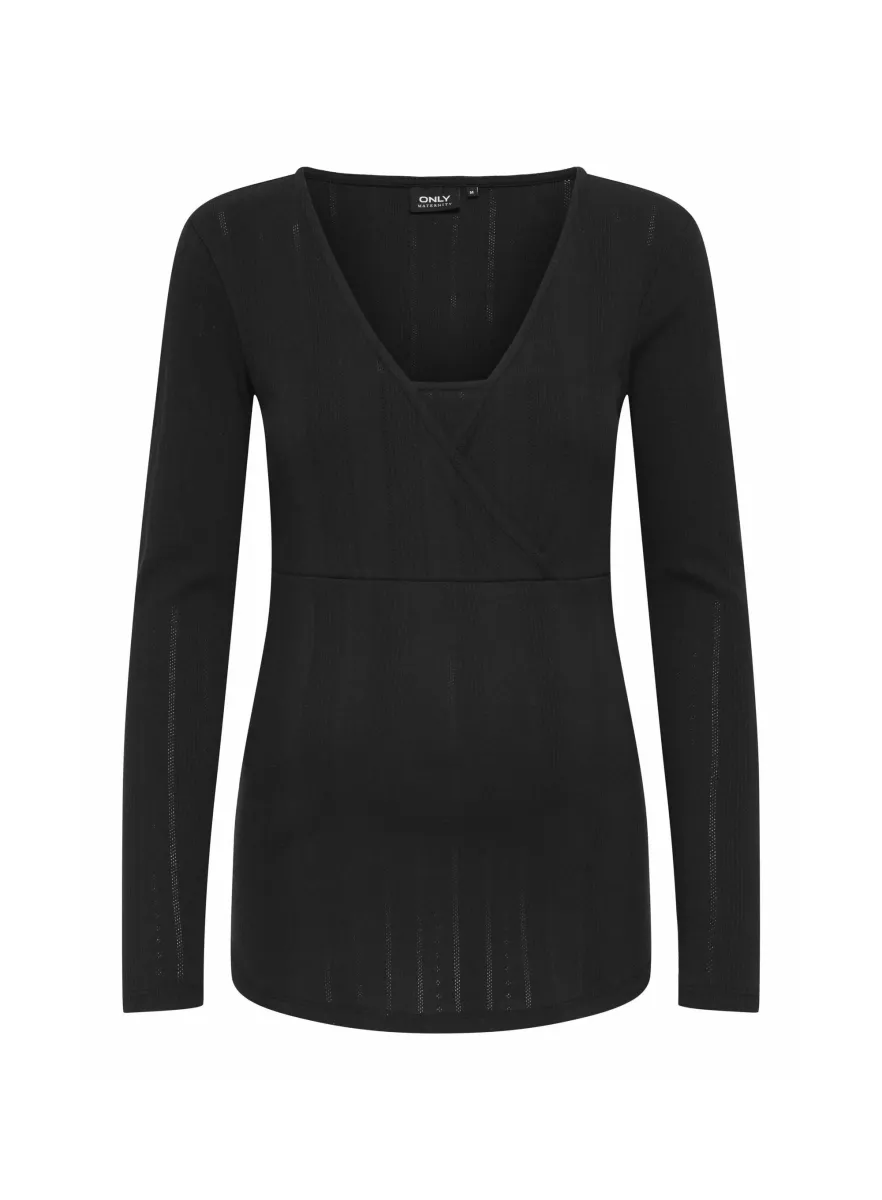 OLMLARA - Langarmshirt - black