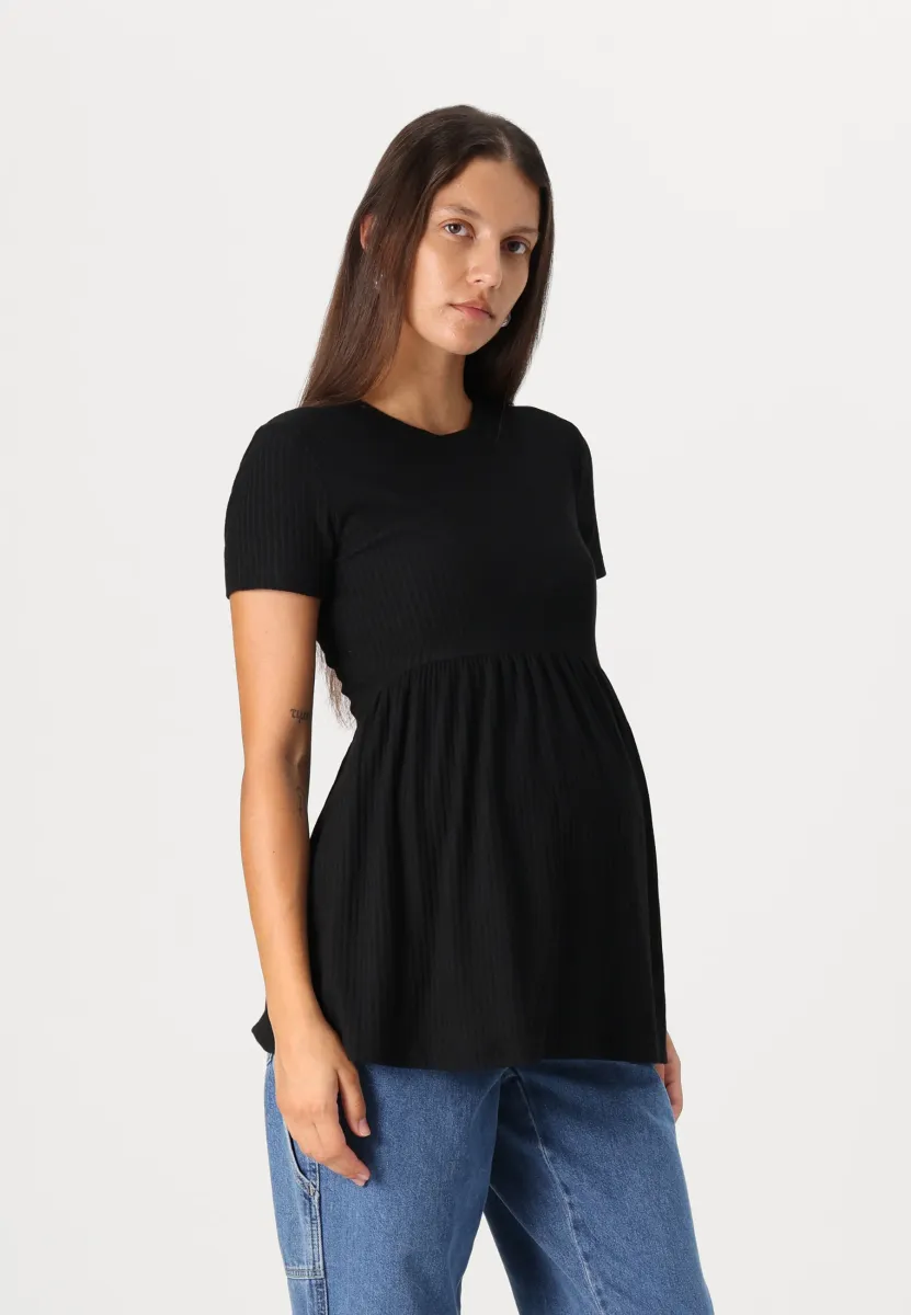 OLMMALAYA - T-Shirt basic - black