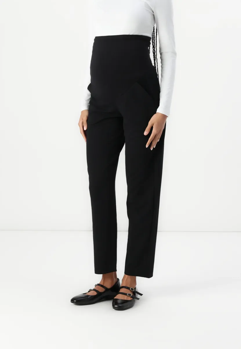 OLMSANIA BUMP PANT - Stoffhose - black