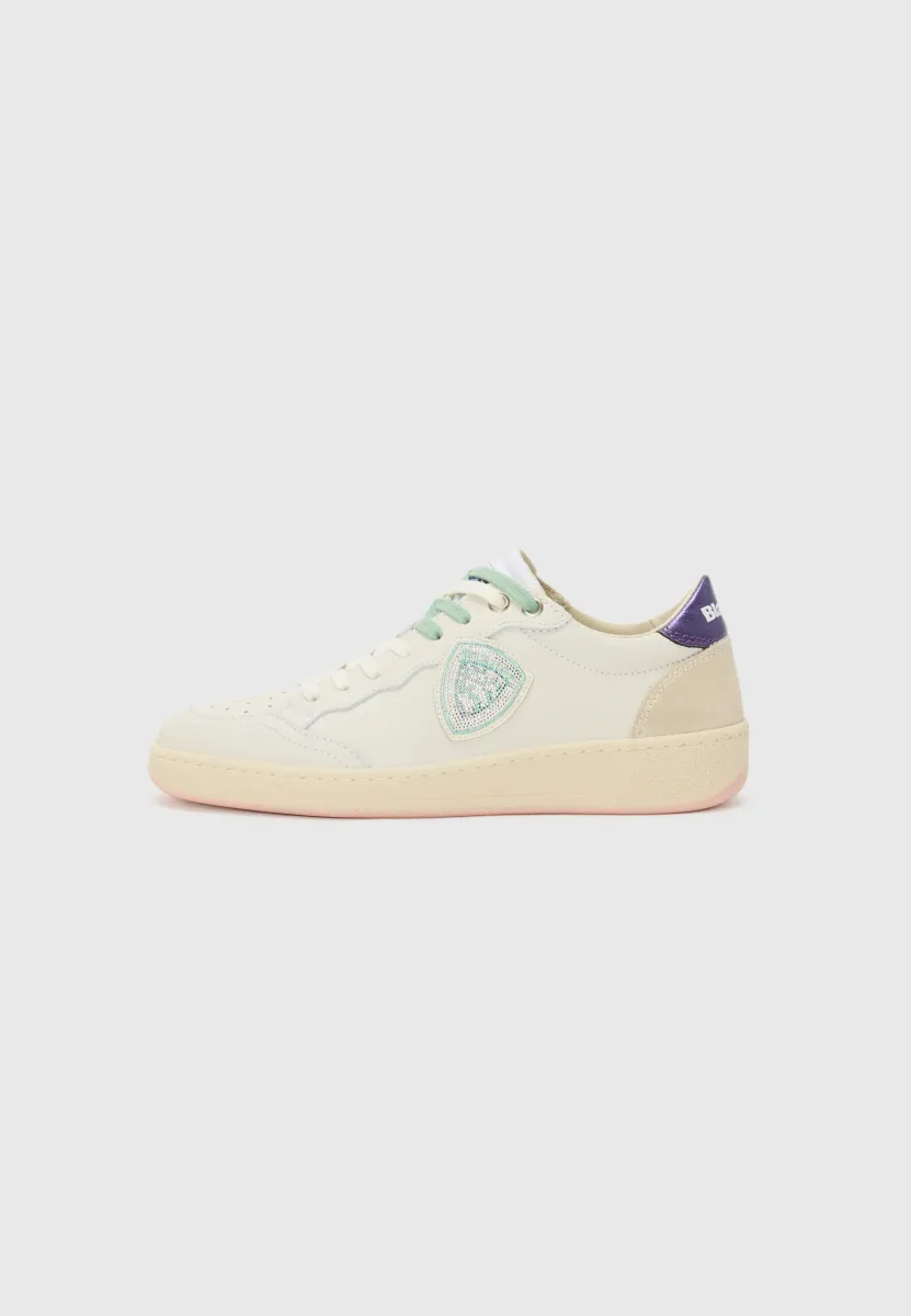 OLYMPIA - Sneaker low - aqua/purple