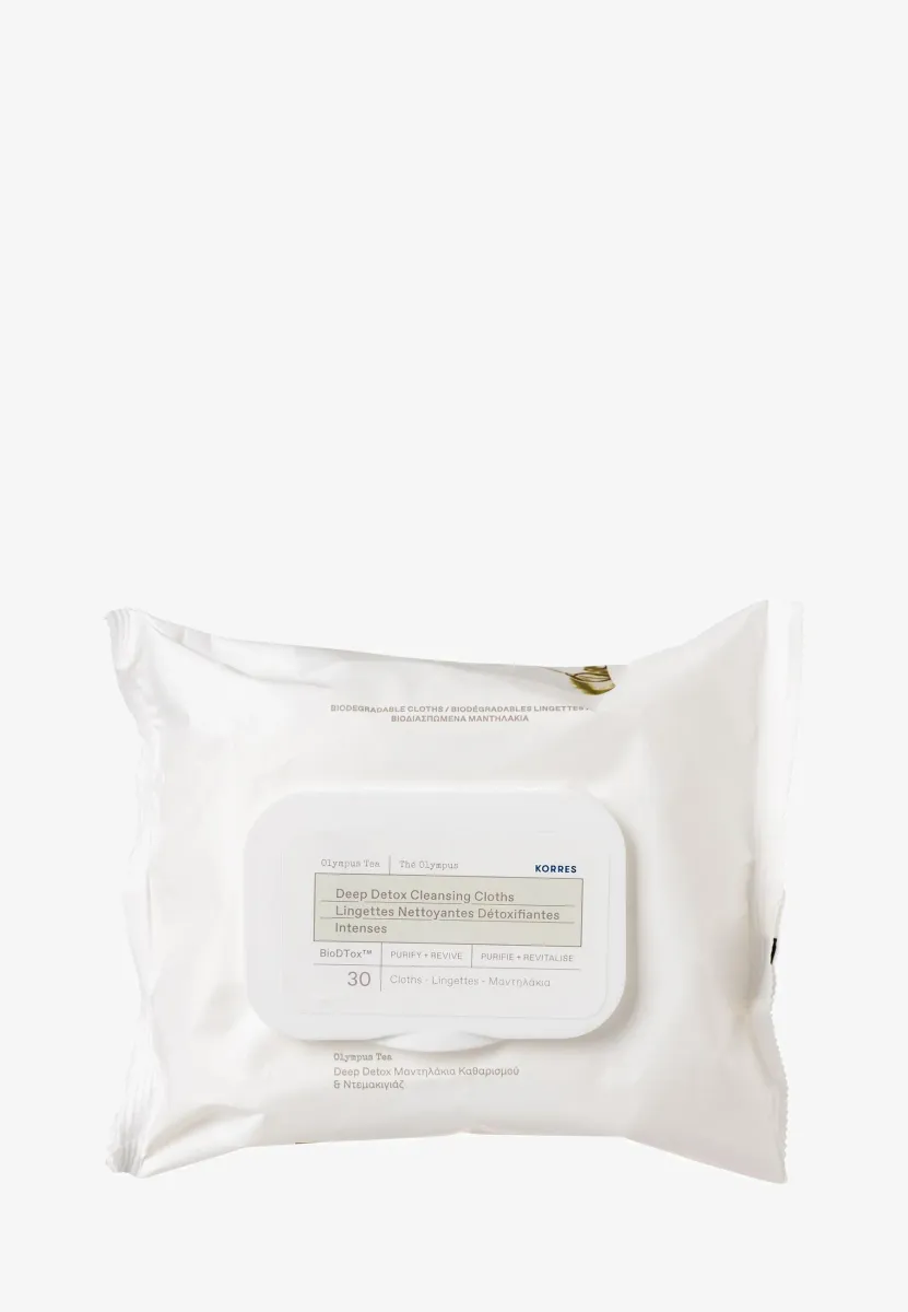 OLYMPUS TEA DETOX CLEANSING WIPES - Gesichtstücher