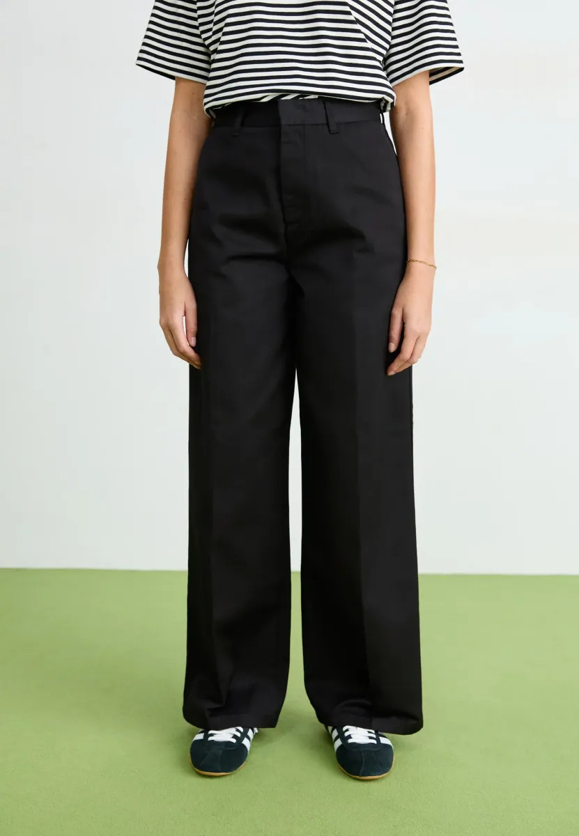 OMAK PANT - Stoffhose - black  rinsed