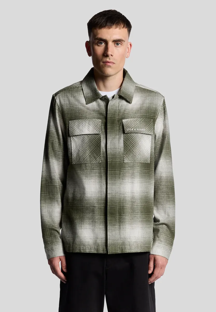 OMBRE CHECK - Hemd - deep depths/ dropcloth
