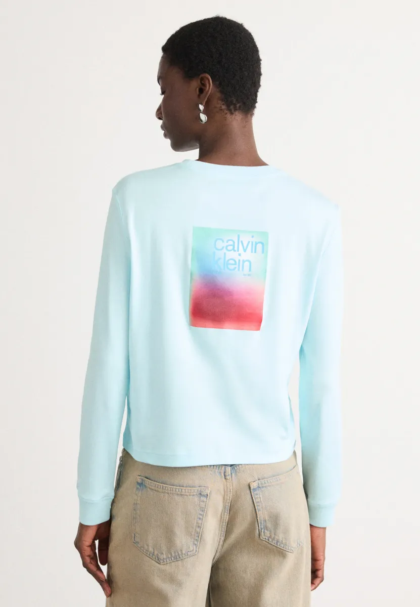 OMBRE GRAPHIC TEE - Langarmshirt - spa retreat