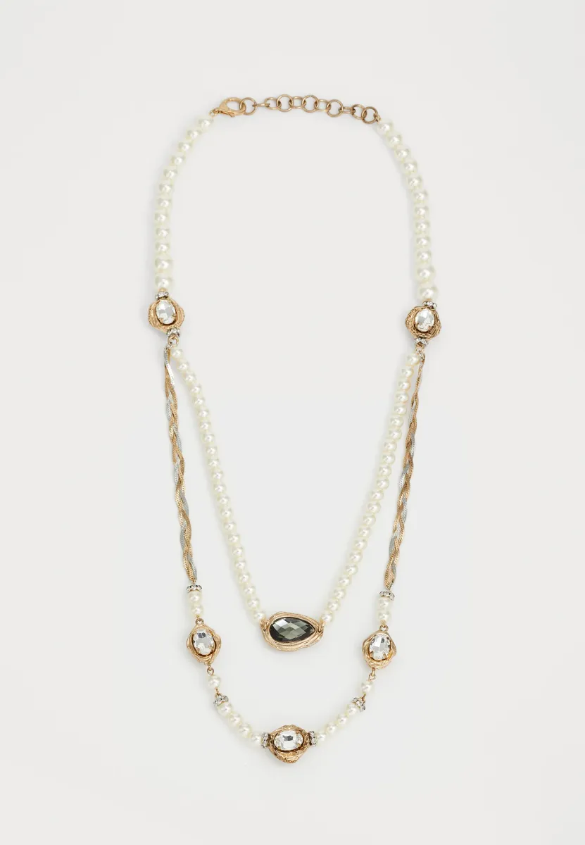 OMBROSA - Halskette - bianco ottico