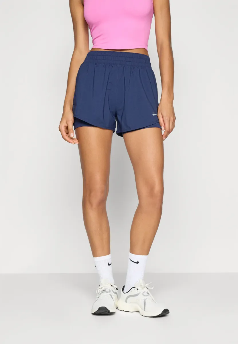 ONE - 2-in-1 Shorts - midnight navy/white