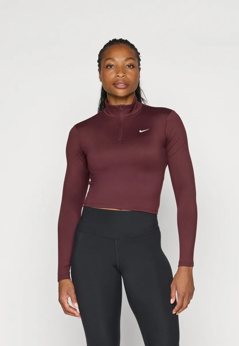 ONE - Langarmshirt - burgundy crush/white