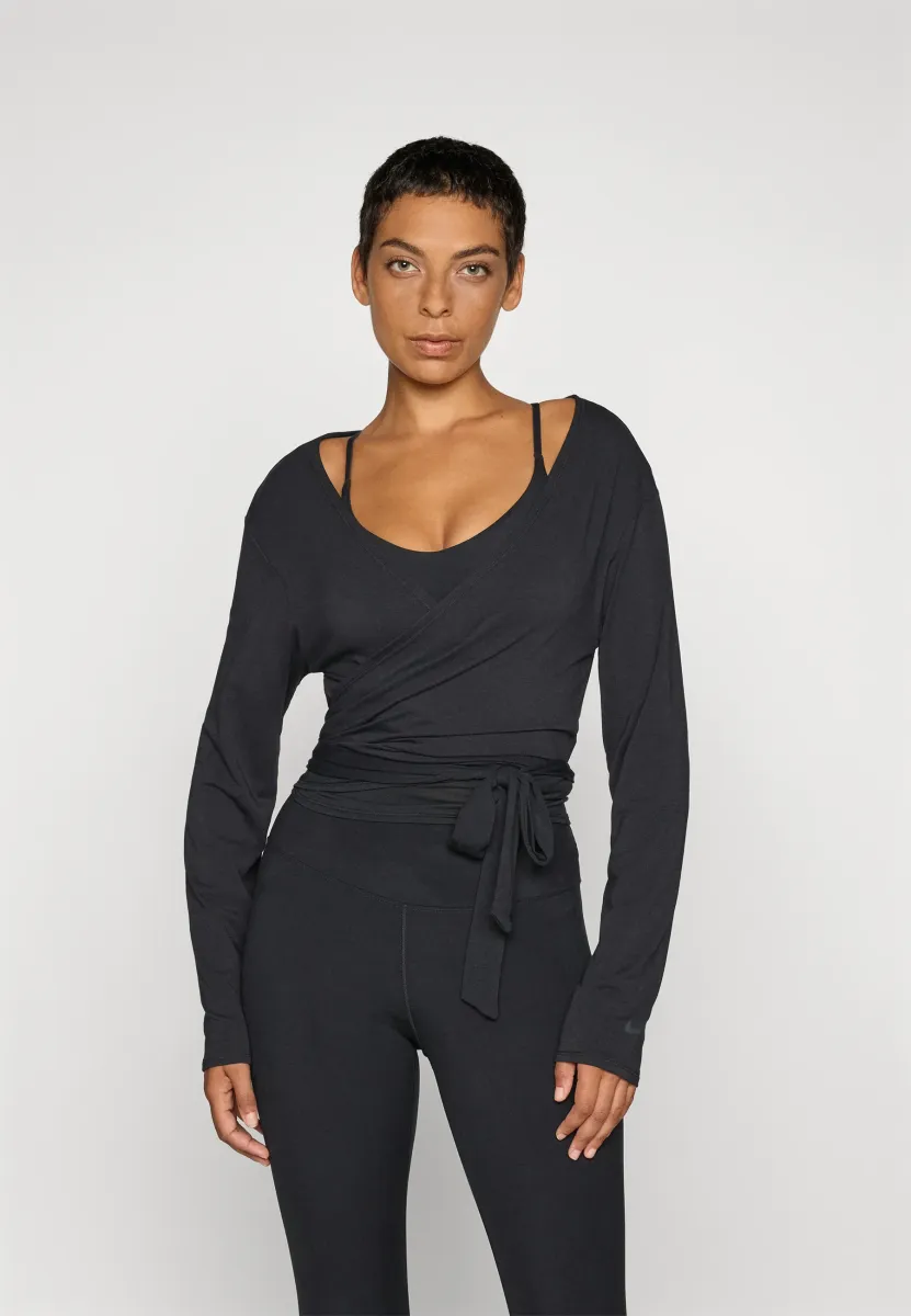 ONE RELAXED TOP - Langarmshirt - black/dark smoke grey