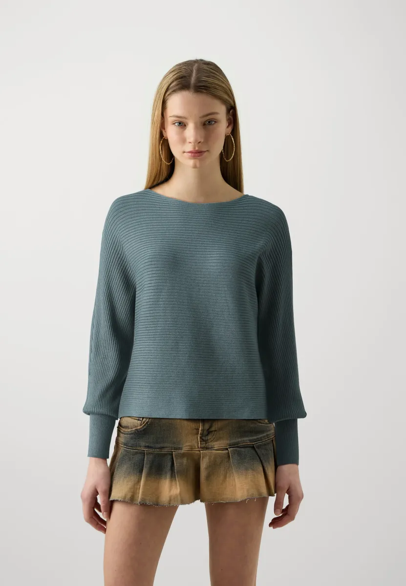 ONLADALINE LIFE NOOS - Strickpullover - balsam green