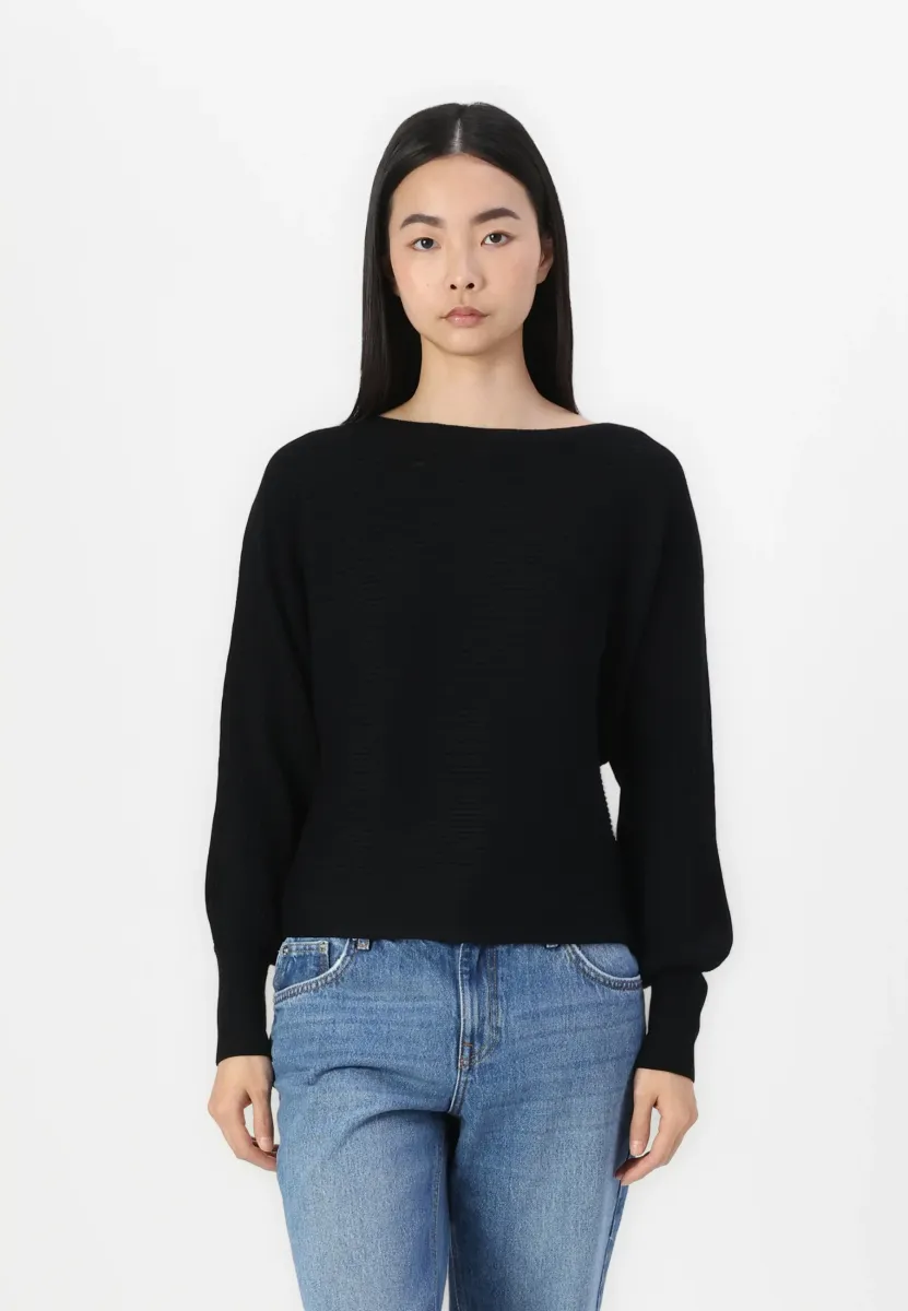 ONLADALINE LIFE NOOS - Strickpullover - black