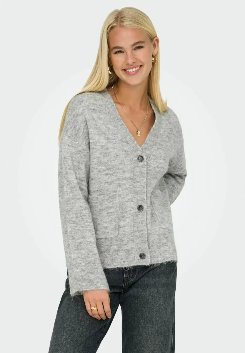 ONLALLISON  - Strickjacke - light grey melange