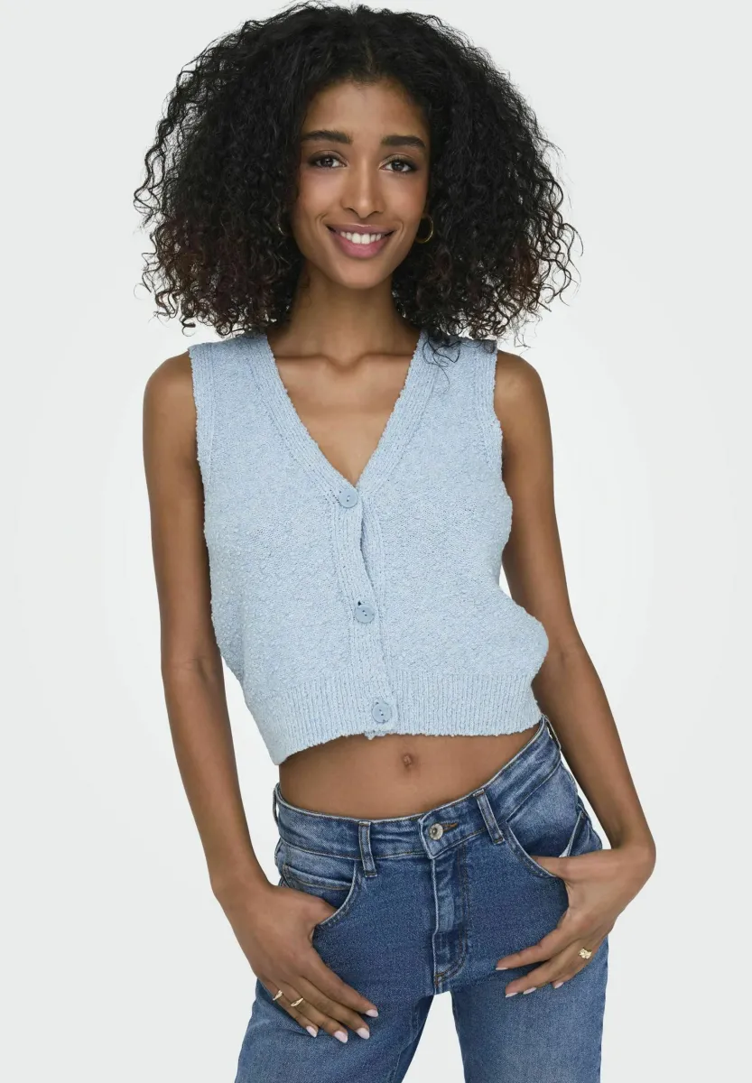 ONLALVILDA - Weste - soft chambray