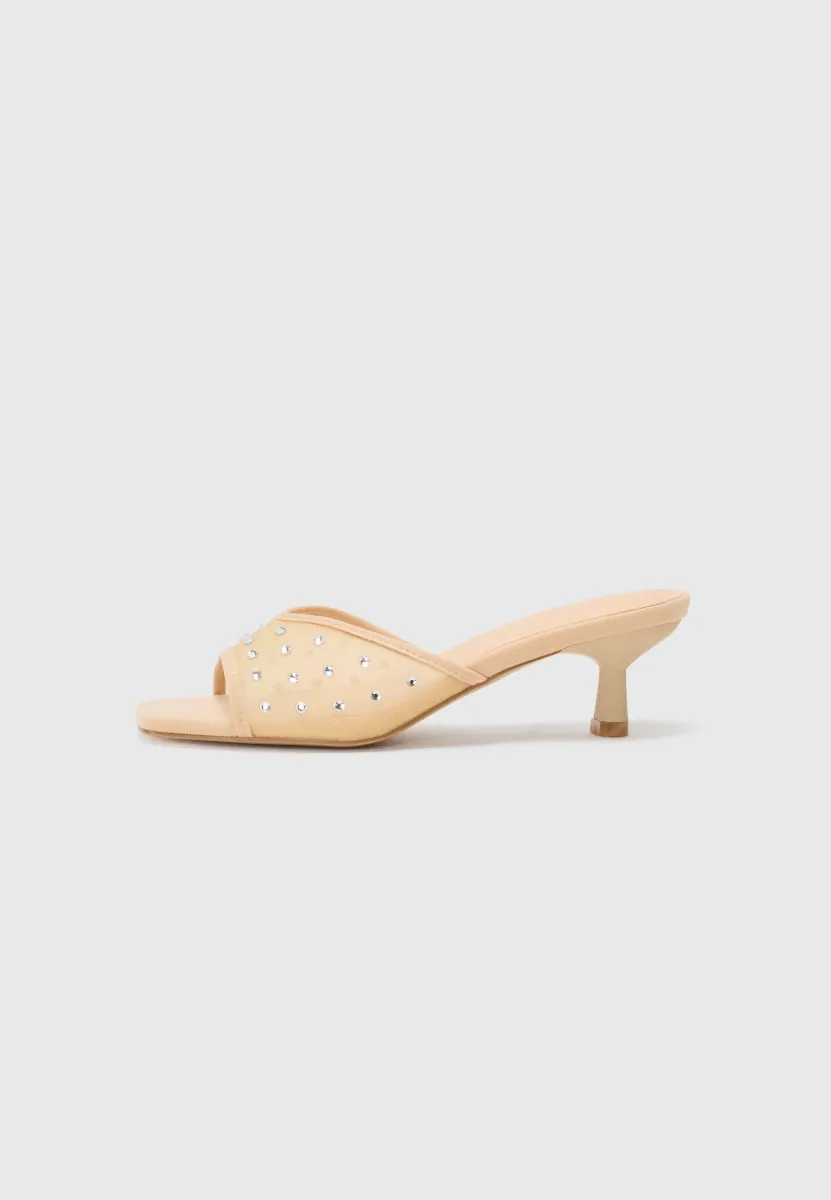 ONLARIE - Pantolette hoch - beige