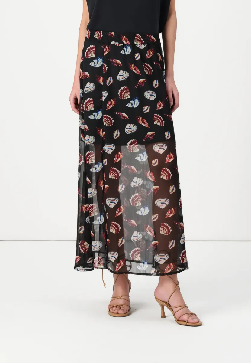 ONLASTA LIFE SKIRT - Maxirock - black