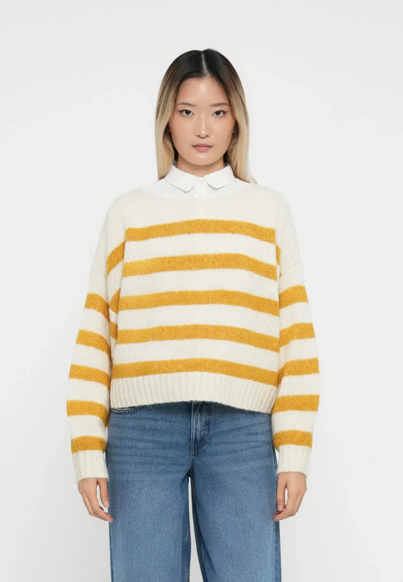 ONLAYA LIFE BOATNECK - Strickpullover - birch
