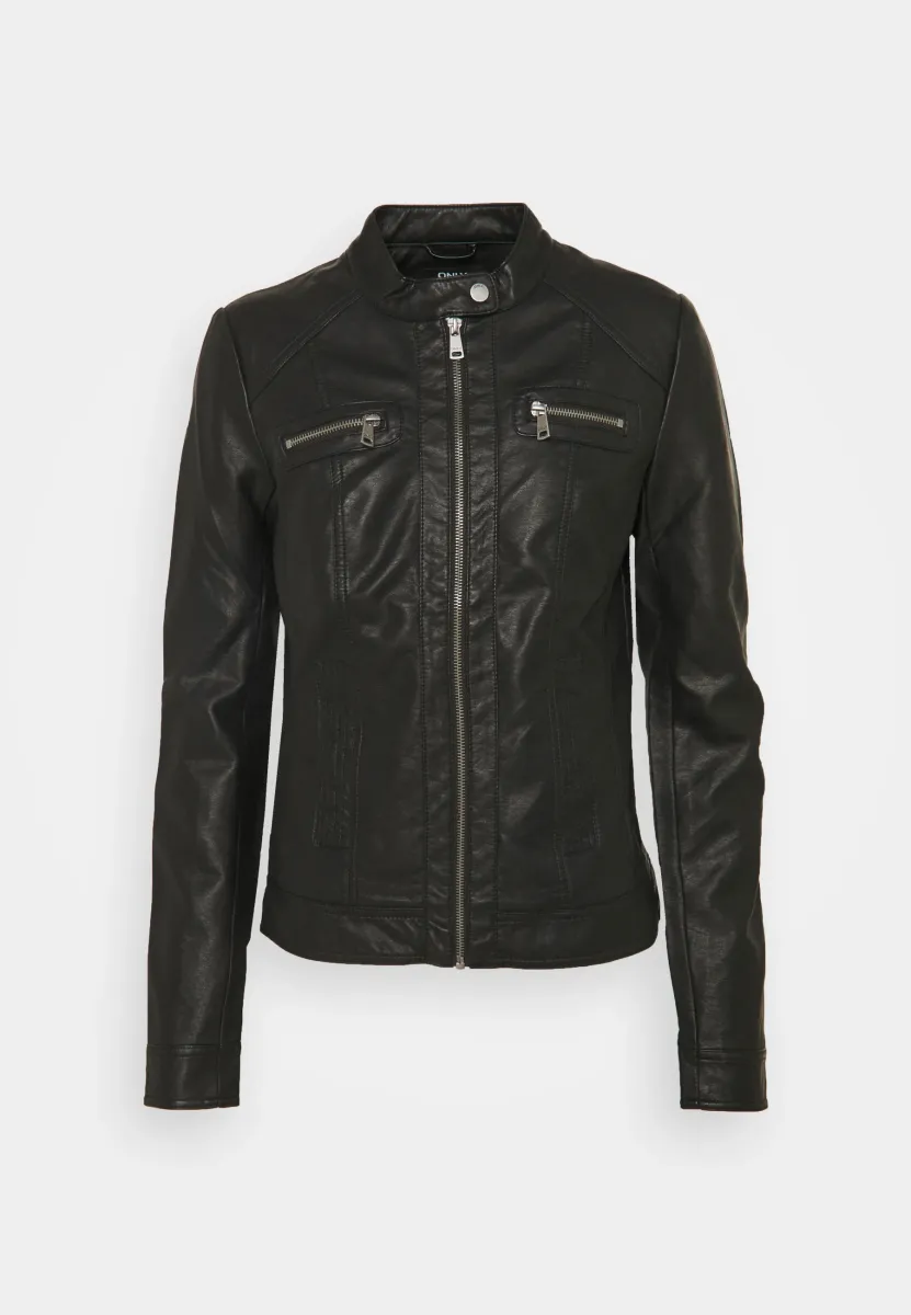 ONLBANDIT BIKER - Kunstlederjacke - black