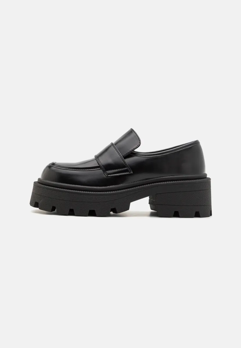 ONLBANYU CHUNKY LOAFER  - Slipper - black